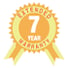 7 Year Warranty