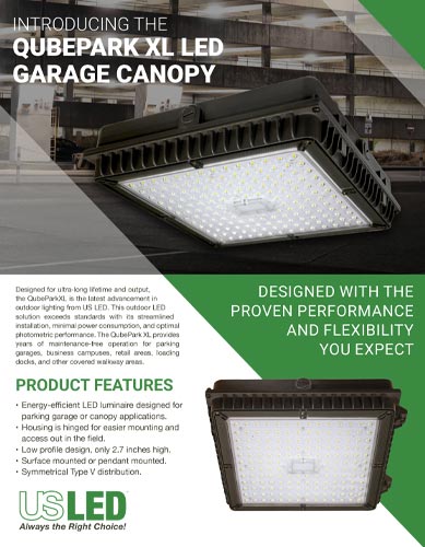 QPXL LED Garage Sell Sheet